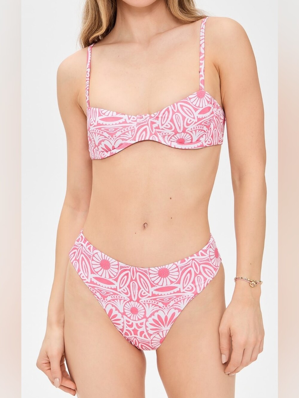{Peixoto} NEW Stella Bikini In Tierra Linda Coral Print, Multiple Sizes